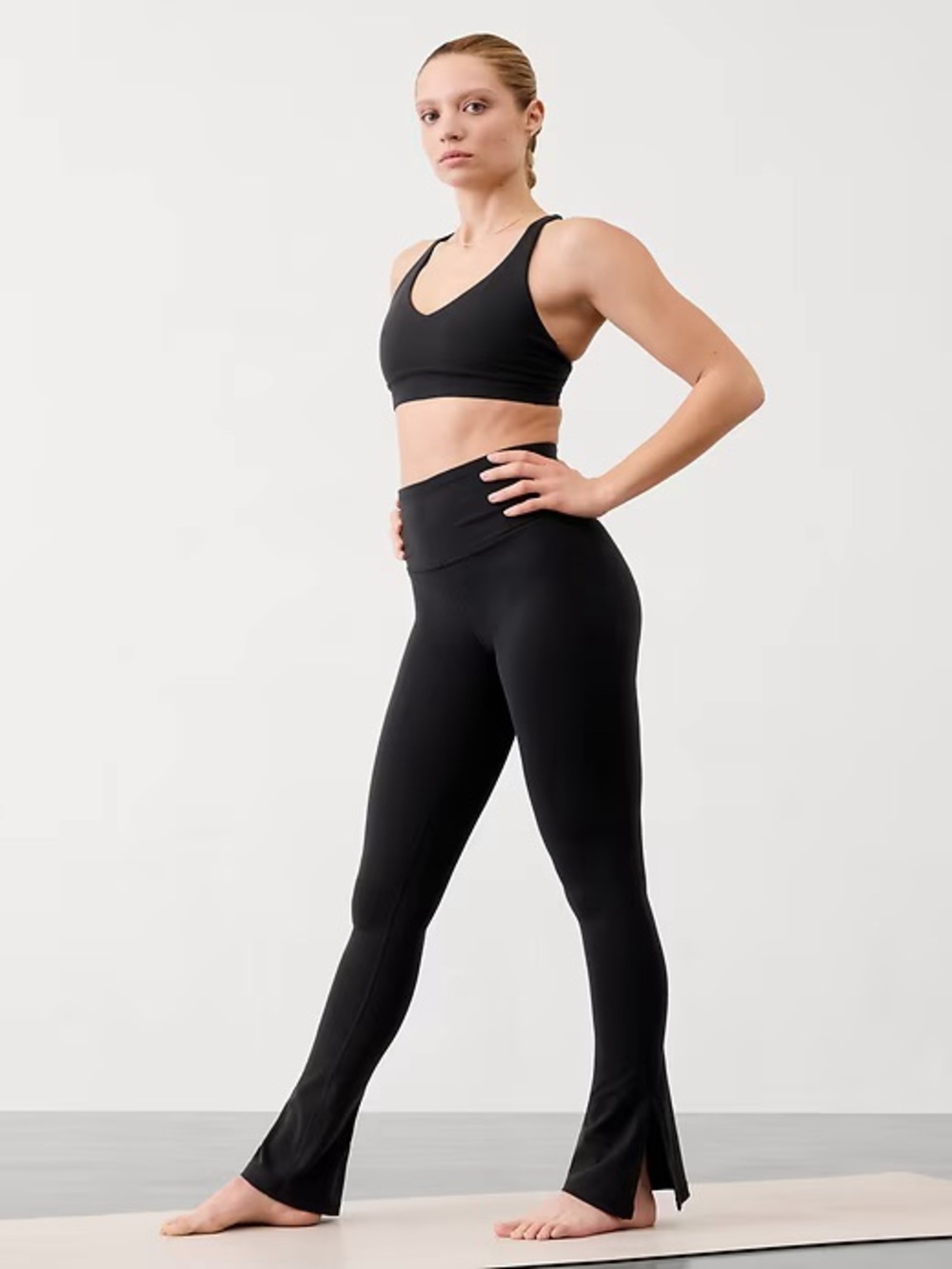 Athleta Split Flare Leggings